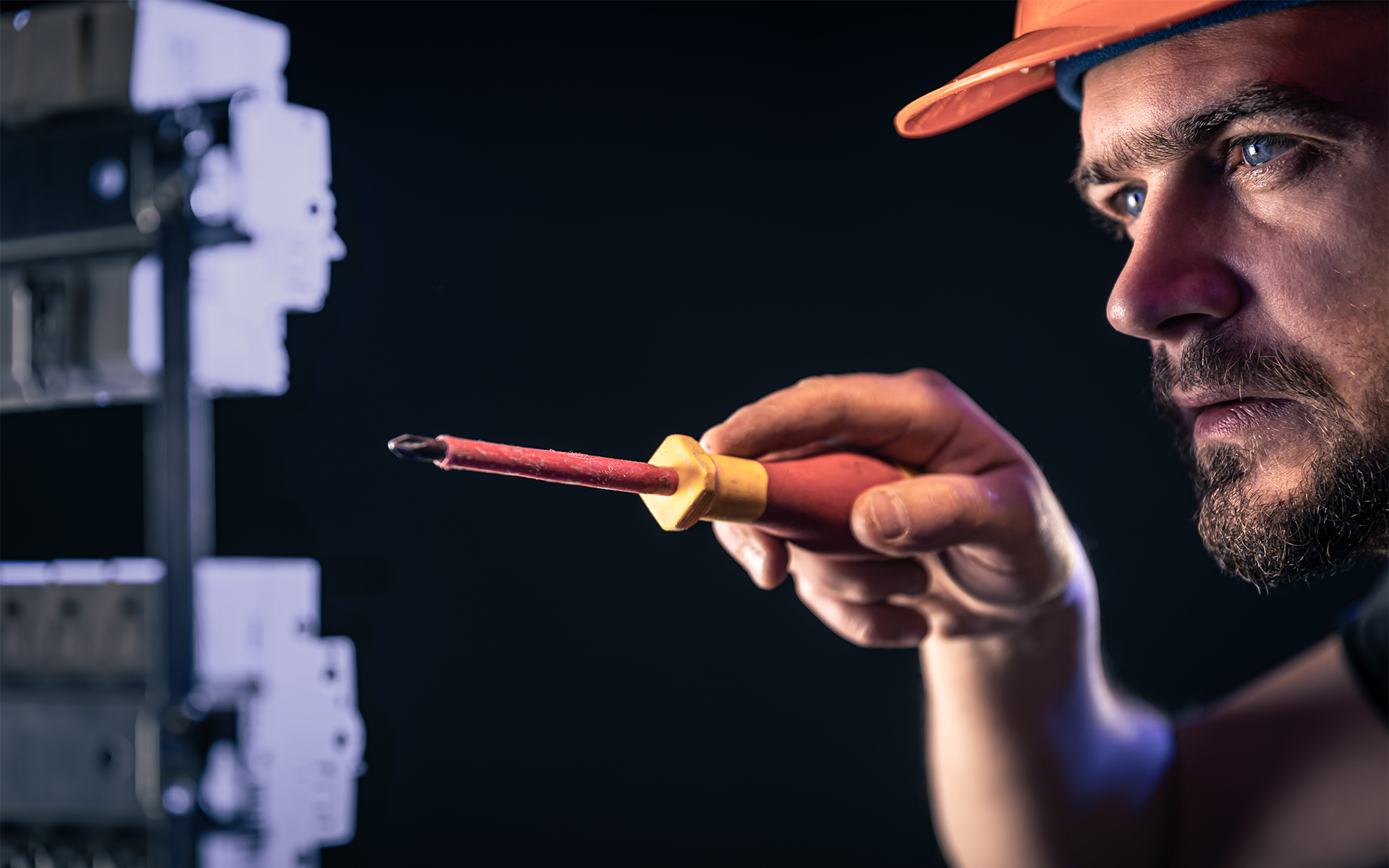 Luxurious residential property with architectural lighting